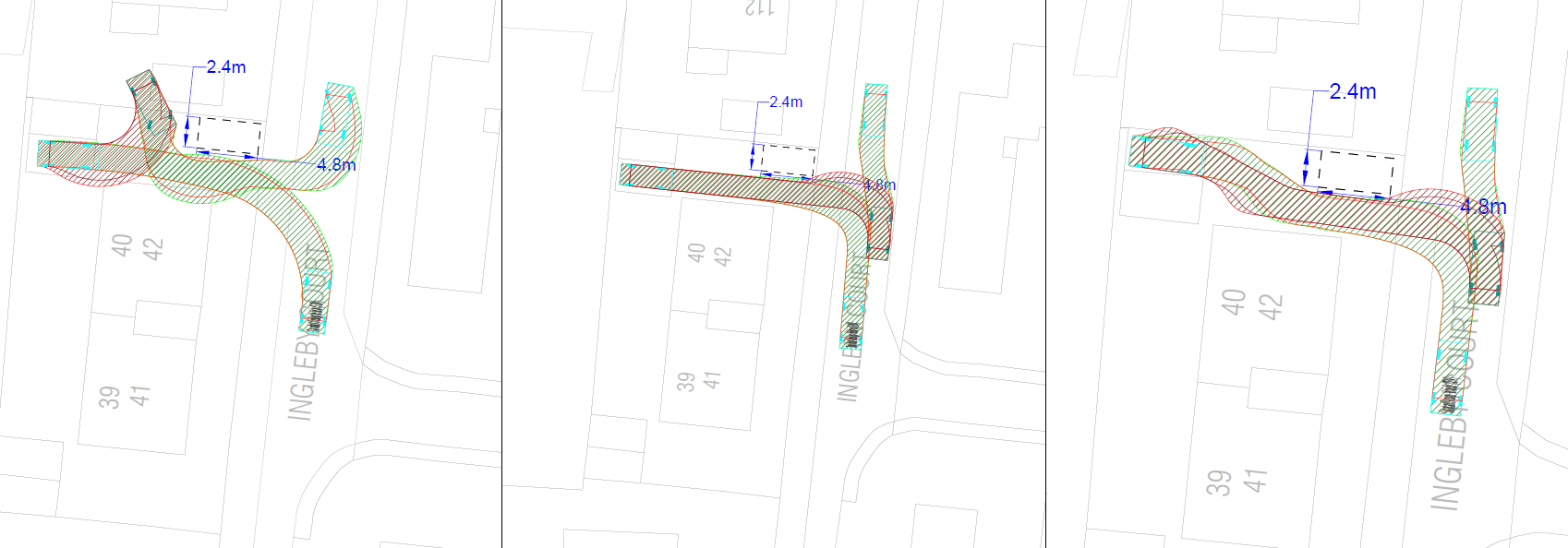 Vehicle Tracking Swept Path Analysis – TMSDrawings LTD
